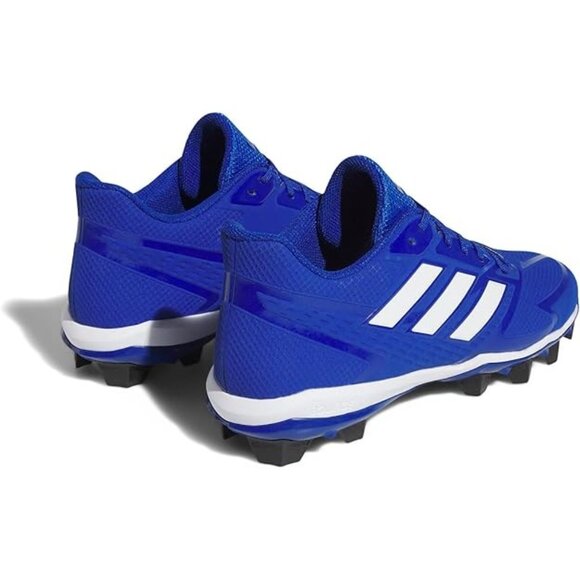 Adidas Mens Icon 8 Mid Baseball Cleats IG9590 Royal Blue White Size 10